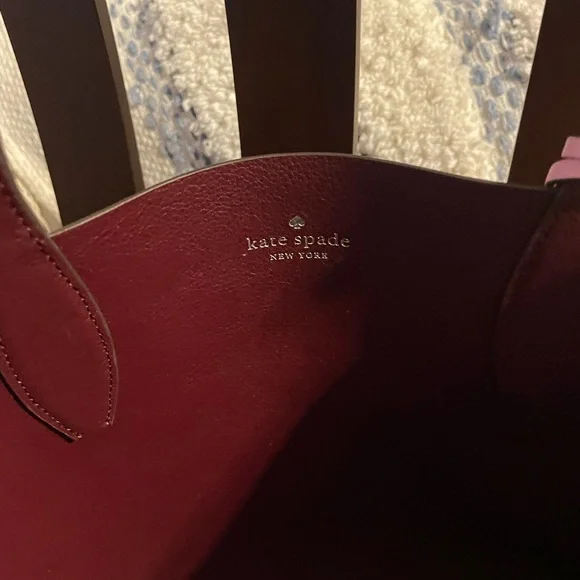 NWT Kate spade pink polka dot tote